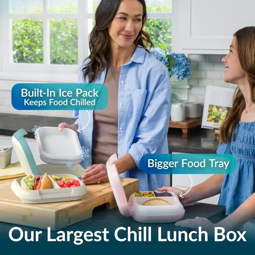 Miniatura 2 de Bentgo Chill Max - Lonchera XL a prueba de fugas - Paquete de hielo incluido mantiene la comida fría; capacidad de 5 tazas para adultos y mayores