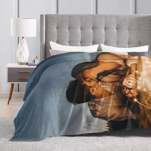 Miniatura 3 de Manta personalizada con fotos de texto, manta personalizada con imágenes para familia, padre, madre, perros o mascotas, regalo del día de San