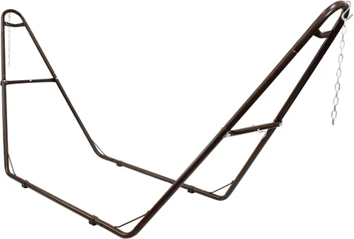 Miniatura 12 de Sunnydaze soporte para hamaca universal multiuso de acero resistente de 550 libras de capacidad, para 2 personas, para hamacas de 9 a 14 pies