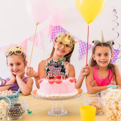 Miniatura 4 de Decoración para pastel de feliz cumpleaños de superhéroe, decoración de fiesta temática de cómics, perfecta para celebraciones de hombres y adultos