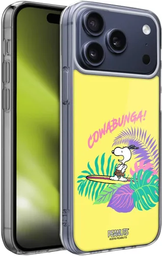 Miniatura 216 de Head Case Designs Peanuts Tropical Surf Snoopy Aloha Disco Gel Funda con licencia oficial [protección de grado militar] compatible con Apple iPhone