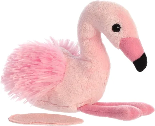 Aurora® Adorable Shoulderkins™ Fay Flamingo™ Animal de Peluche - Divertido Amigo que Puede Ir a Cualquier Lugar Contigo - Perfecto para Niños de 3+