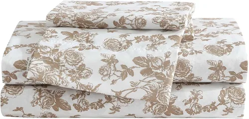 Miniatura 34 de Betsey Johnson - Sábanas de cama King, ropa de cama suave y ligera, resistente a la decoloración y a las arrugas (leopardo, King)