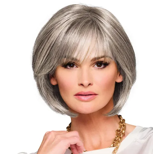 Miniatura 7 de Raquel Welch Made You Look Chin-Length Chic Bob, 100% atado a mano por ropa de pelo, gorra pequeña promedio, RL10/12 castaño iluminado por el sol