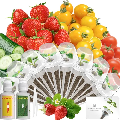 Miniatura 10 de Kit de cápsulas de semillas de hierbas gourmet compatible con AeroGarden, idoo, Ahopegarden, Gardencube con albahaca, perejil, tomillo, menta