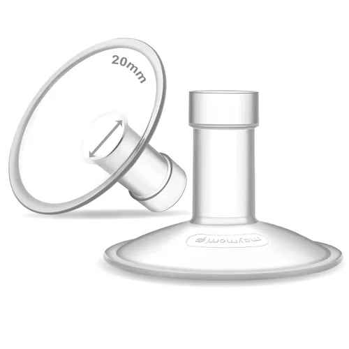 Miniatura 57 de Maymom MyFit Crater Series - Protector de pecho pequeño de 0.630 in, diseño de dos piezas, compatible con piezas de extractor de leche Medela