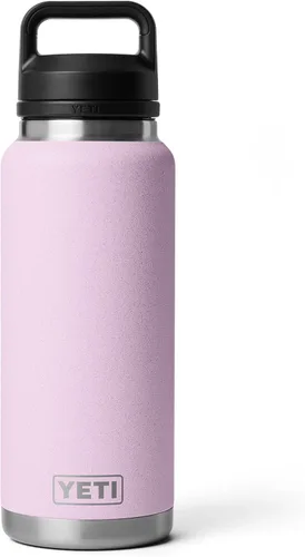 Miniatura 17 de YETI Rambler - Botella de 36 onzas, aislada al vacío, a prueba de fugas, de acero inoxidable con tapón para sorbos Aislamiento al vacío Azul marino