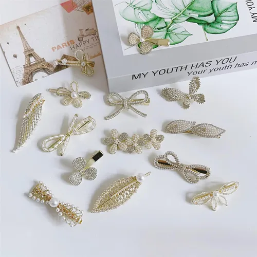Miniatura 5 de QTMY 20 pinzas para el cabello para mujeres y niñas, regalo sorpresa, caja de joyería, accesorios de moda
