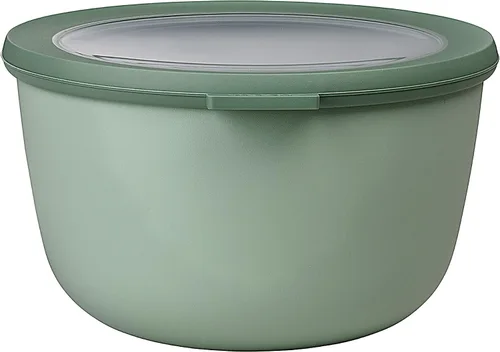 Mepal Cirqula - Tazones altos para almacenar y servir múltiples alimentos de 68 onzas / 0.1 fl oz, con tapas transparentes, perfectos para la