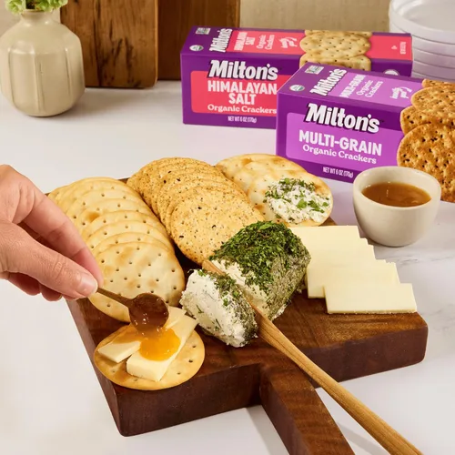 Miniatura 4 de Milton's Galletas orgánicas, multigrano, certificado orgánico, proyecto verificado sin OMG, Kosher, hechas con 4 granos enteros y 3 semillas
