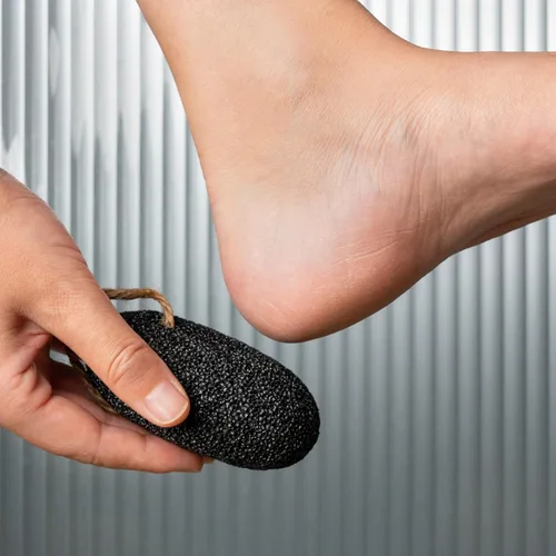 Miniatura 5 de Piedra pómez volcánica natural para pies y manos. Depurador de pies para eliminar la piel muerta y limpieza profunda, piedra en forma de cono