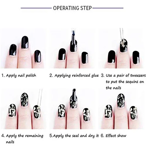 Miniatura 9 de Suministros de uñas holográficas con purpurina para uñas, decoración de uñas en polvo de sirena, lentejuelas brillantes 3D, dijes de manicura