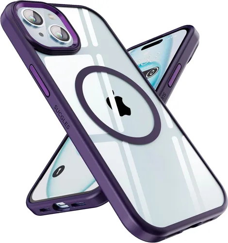 Miniatura 21 de SUCGLES Funda para iPhone 13 Pro Max con MagSafe, imán ultra fuerte N56, protección contra caídas de 12 pies, antiamarilleo, funda magnética