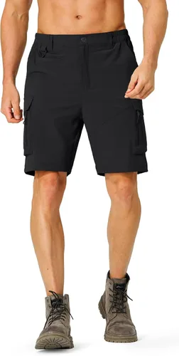 Miniatura 2 de Pantalones cortos de senderismo para hombre, de secado rápido, ligeros, con múltiples bolsillos, para pesca, campamento, golf