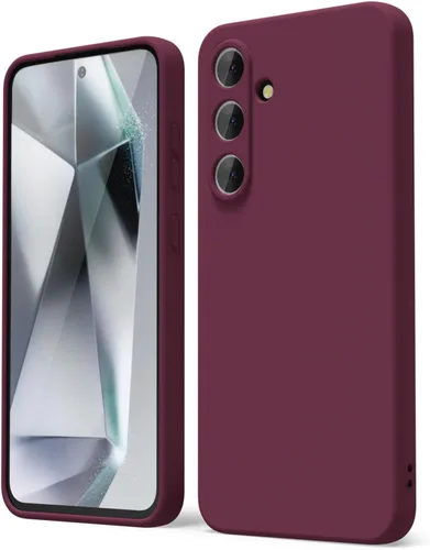 Miniatura 38 de oakxco Funda para teléfono Samsung Galaxy S21 Ultra con agarre de silicona líquida, bonita funda delgada y delgada de goma suave de TPU lisa