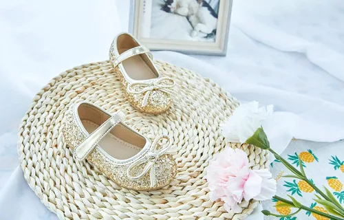 Miniatura 3 de Otter MOMO Zapatos planos de bailarina para niña, con lazo decorativo, ideales para llevar con vestido y combinan bien con flores, para escuela