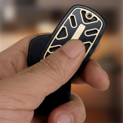 Miniatura 9 de DjuiinoStar Juguete deslizante antiestrés silencioso (fibra de carbono + fibra de vidrio), control deslizante libre de CNC, juguete magnético