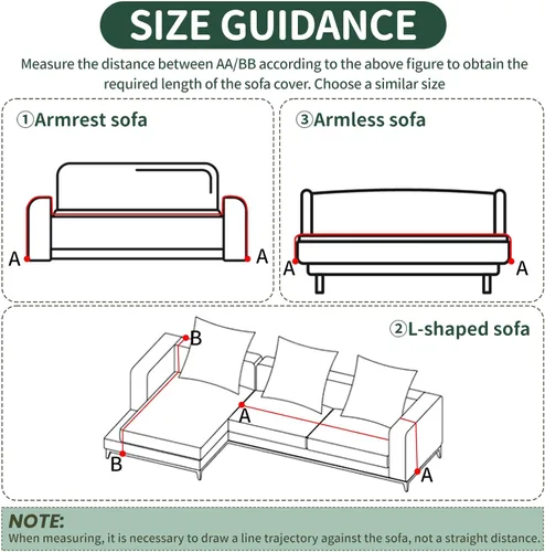 Miniatura 8 de ROOMLIFE Manta Funda Azteca Bohemia para Sofá, Decoración del Hogar Estilo Granja, Fundas de Sofá para Loveseat, Sofás de 2/3 Cojines, Apta