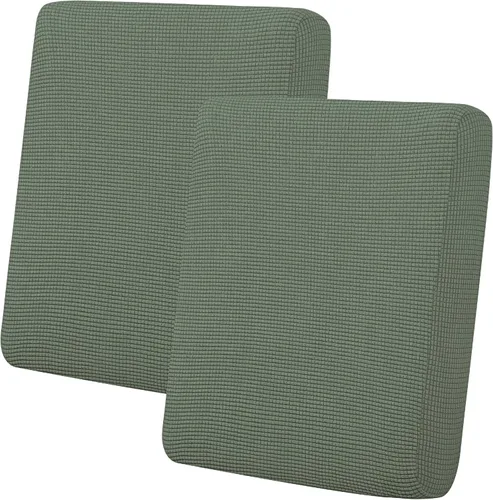 Miniatura 148 de Easy-Going - 4 Fundas de cojín elásticas para sofá seccional, izquierda/derecha, en forma de L, funda de asiento antideslizante, suave, flexible