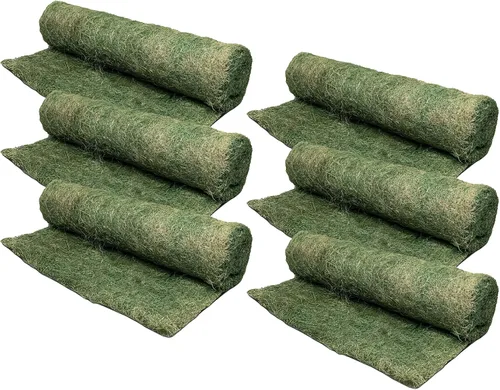 Miniatura 13 de Dewitt Manta Excelsior de red individual, verde, 4 x 112.5 pies, tapete de control de erosión de fibra de madera de álamo con malla para protección