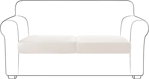 Miniatura 8 de Yates Home Funda de cojín de piel sintética para sofá, impermeable, elástica, para asiento de caravana, sofá biplaza, protector de muebles, funda