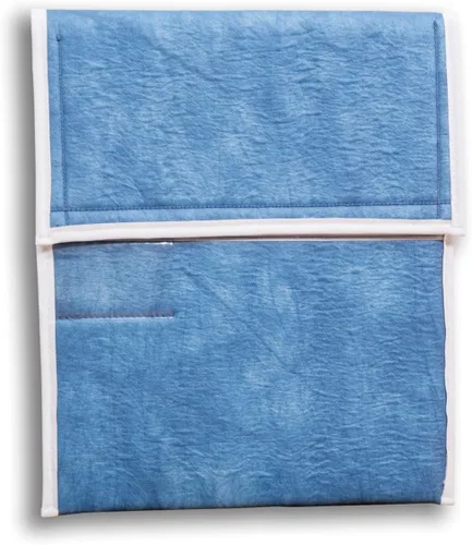 Miniatura 10 de Bolsos de Arte (AP06-44 1/2" x 44 1/2") - Fuertes • Absorbentes de impacto • Reutilizables • No tóxicos • Impermeables • Forro libre de ácidos - Azul