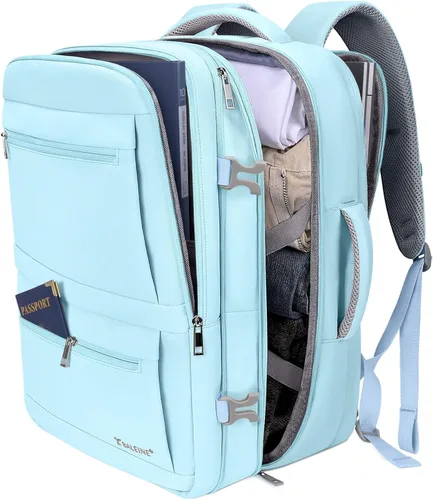 Miniatura 22 de BALEINE Mochila de Viaje para Mujeres y Hombres, Mochila Grande y Resistente de Equipaje de Mano para Laptop, Regalos para Negocios, Casual, Viajes