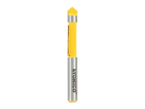 Miniatura 5 de YONICO Brocas de enrutador Patrón Panel Pilot Trim 1/4-Inch Diámetro 1/2-Inch Shank 14174