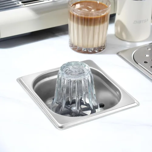 Miniatura 5 de DIBTSA - Enjuagadora para jarra, lavadora automática de tazas de vidrio, acero inoxidable 304, para café, leche, té, hogar, cocina, hotel, bar