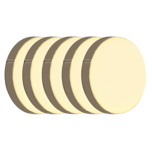 Miniatura 31 de MECCANIXITY 2 Piezas Placa Redonda de Latón, 150mm (5.91") de Diámetro Láminas de Cobre Puro, Lámina de Metal de Latón Cobre H62 de 0.5mm