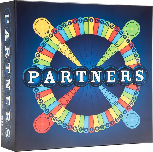 PARTNERS Juego de mesa | 1ª edición de Estados Unidos | Un juego de mesa de estrategia para 4 jugadores jugado en equipos de 2 | Perfecto para la