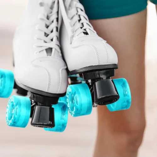 Miniatura 6 de 78A interior o al aire libre 2.559x1.378 in Quad ruedas de patines con rodamientos ABEC-9 8 PC