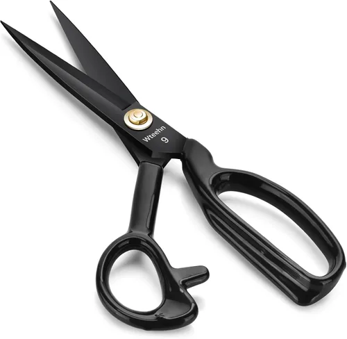 Miniatura 8 de Tijeras de tela profesionales, tijeras de costura resistentes de 8 pulgadas para corte de tela, tijeras de costura afiladas a medida para cortar