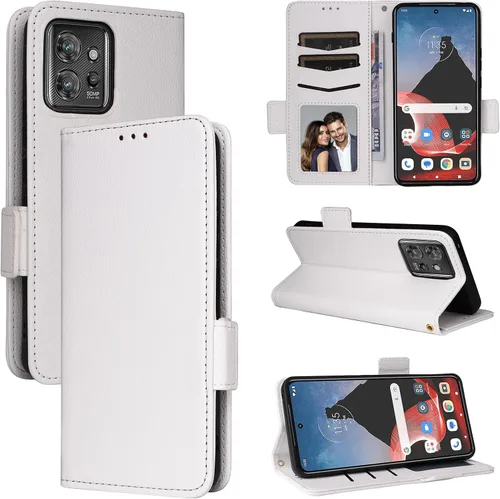 Miniatura 252 de Funda de piel sintética compatible con Motorola Moto E22 4G, funda de piel sintética compatible con Motorola Moto E22i 4G, color negro