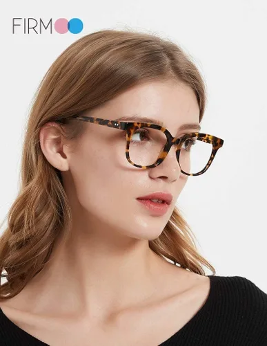 Miniatura 2 de Firmoo Gafas de bloqueo de luz azul para mujeres/hombres, filtro antirreflejo, gafas de juego de computadora de rayos azules para pantallas, 1.25x