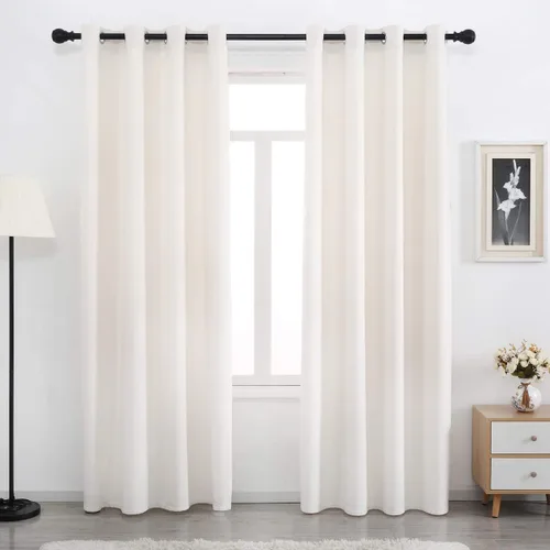 Miniatura 12 de SPXTEX Cortinas Opacas de Terciopelo Verde - 84 Pulgadas de Largo, Bloqueo de Luz, Parte Superior con Ojales, Aislamiento de Calor, Térmico