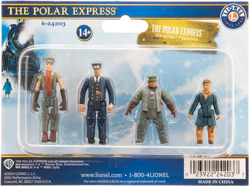 Miniatura 7 de Lionel Warner Brothers El Expreso Polar Paquete de Cuatro Miniaturas de Personas para Tren de Juguete Accesorio (624203)