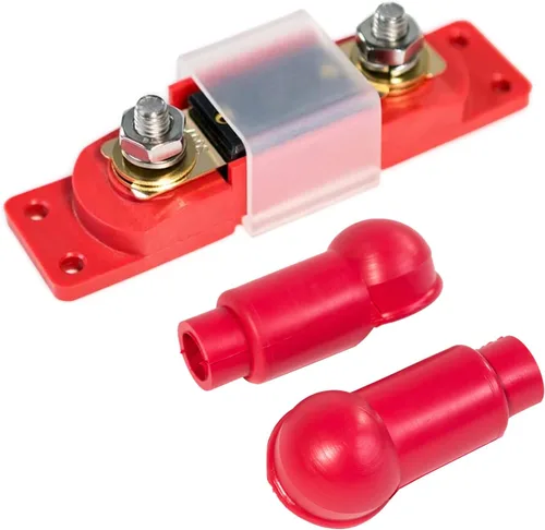 Miniatura 8 de Spartan Power Kit de fusible y soporte de cerámica ANL de 300 Amp Rojo