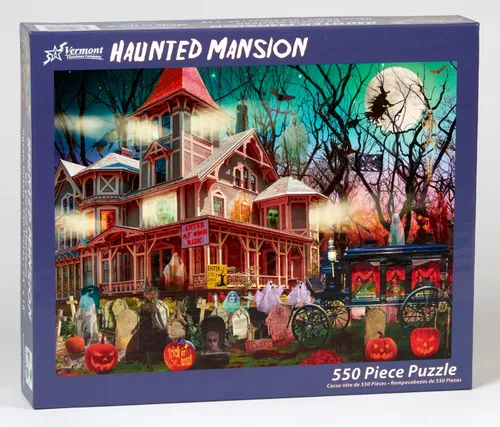 Miniatura 2 de Rompecabezas de Mansión Embrujada de 550 piezas por Vermont Christmas Company