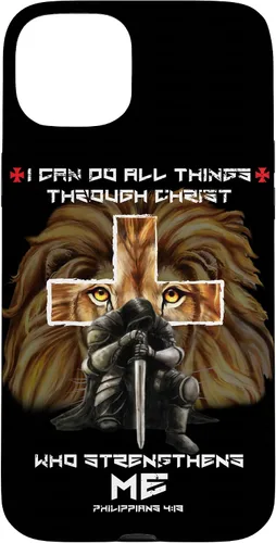 Miniatura 8 de Fundas para iPhone 11 Christian Phone Cases Men Bible Verse Philippians 4:13 Lion Case