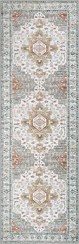 Miniatura 7 de Moynesa Alfombra lavable ultrafina – Alfombra de pasillo de 2 pies 6 pulgadas x 8 pies, alfombra de cocina y baño, alfombra de entrada de pelo bajo