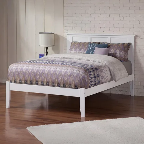 Miniatura 8 de Atlantic Furniture AR8621001 Madison - Cama de plataforma con tabla de pie abierto, tamaño individual, color espresso