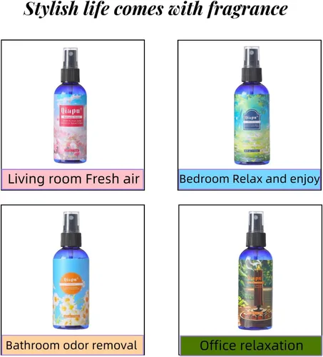 Miniatura 3 de Spray Natural de Lino para Dormitorio, Ambientador Perfumado con Extractos de Plantas, Frescura Duradera para Sábanas, Almohadas y Cortinas - Ébano