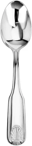 Miniatura 3 de New Star Foodservice 58260 - Cuchara de servir de acero inoxidable 18/0, diseño de concha, 21.3 cm, juego de 12