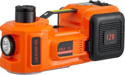 Miniatura 8 de VEVOR - Gato eléctrico para auto de 3 toneladas / 3000 kg, gato de tijera eléctrico de 12 V, con sillín doble y control remoto, gato de auto