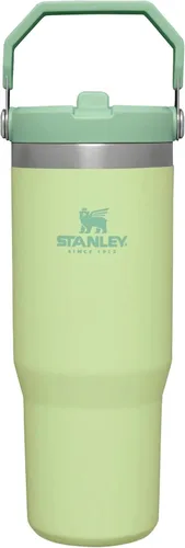 Miniatura 49 de Stanley IceFlow - Vaso con pajilla abatible con asa, de 20 onzas, tapa giratoria y popote abatible, botella de agua resistente a fugas, acero