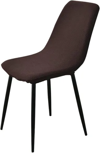 Miniatura 7 de Juego de 4/6/2 fundas elásticas de terciopelo para sillas de comedor, fundas de silla de comedor, estilo moderno, universal, sin brazos, protector