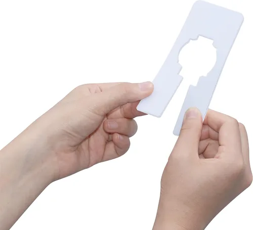 Miniatura 4 de 8 piezas de divisores para estantes de armario, tabla de partición de guardarropa, divisores rectangulares blancos para perchas de ropa con marcador