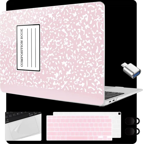 Miniatura 27 de MEEgoodo para MacBook Air de 13.3 pulgadas, funda 2021 2020 2019 2018 A2337 M1 A2179 A1932, carcasa transparente para MacBook Air M1, carcasa dura