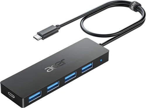 Miniatura 10 de Acer - Hub USB de 4 puertos, hub múltiple USB 3.0, divisor USB A para portátil con puerto de alimentación USB C, extensor USB para portátil